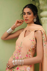 Zara Shahjahan Embroidered Lawn Suits Unstitched 3 Piece ZSJ2276 – Luxury Collection- D5B